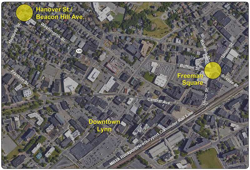 Figure 1 is an image map showing the study areas Figure 1 is an image map showing the study areas